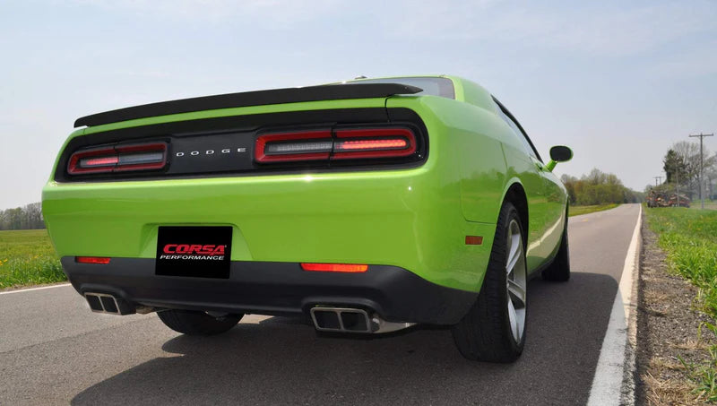 Corsa Xtreme Cat Back GTX2 Tips For 2015-2023 6.2L/6.4L Challenger