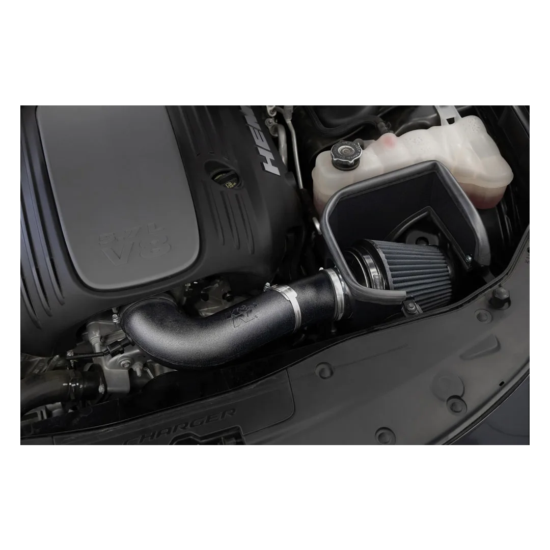 K&N Cold Air intake - Dryflow, Roto-Mold Tube For 2005+ 6.1/5.7 Charger/Challenger/300/Magnum