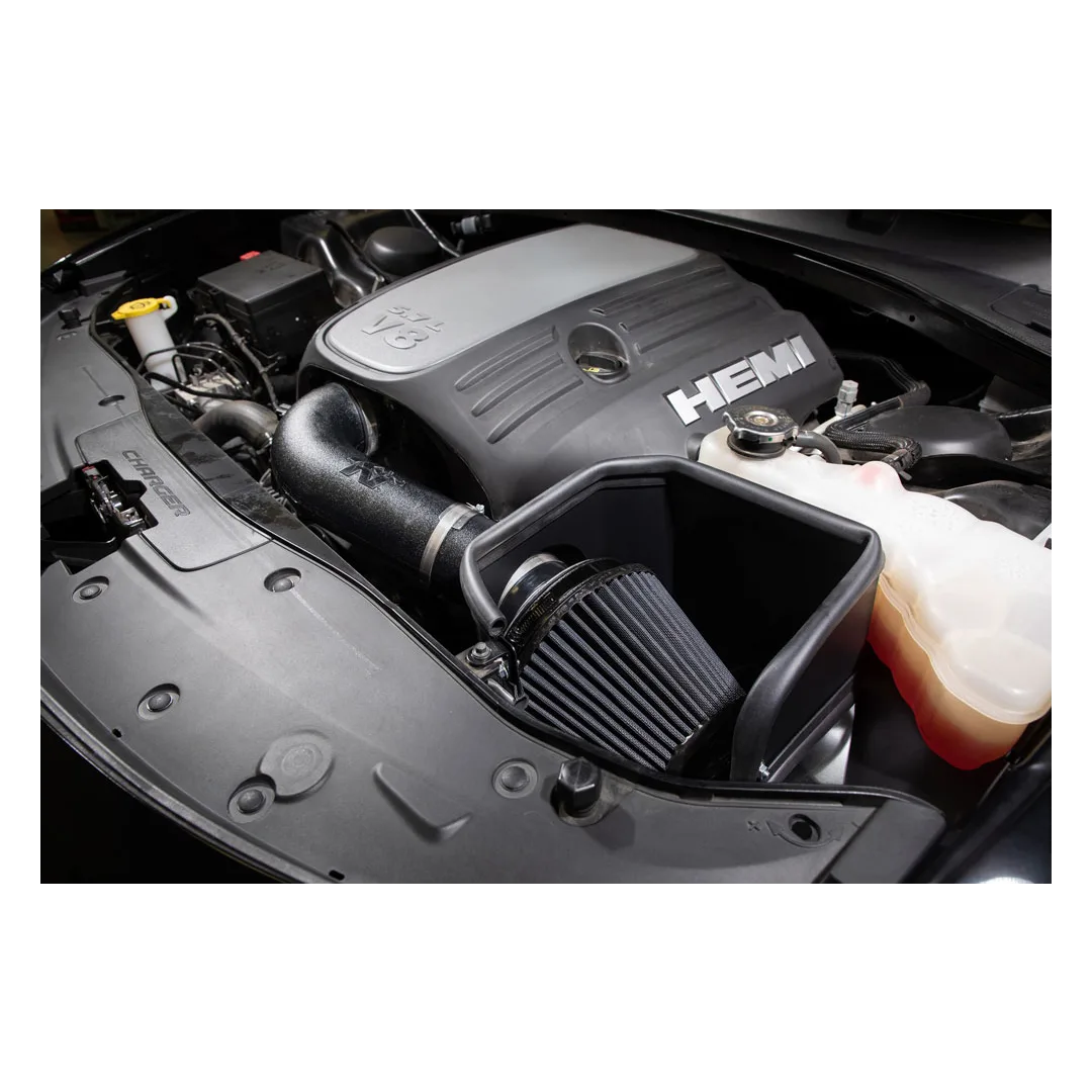 K&N Cold Air intake - Dryflow, Roto-Mold Tube For 2005+ 6.1/5.7 Charger/Challenger/300/Magnum