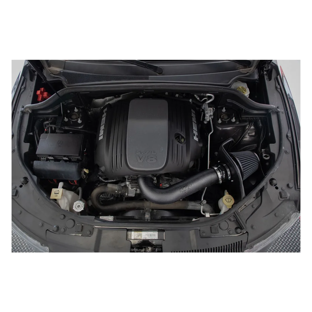 K&N Cold Air intake - DryFlow, Roto-Mold Tube For 2011+ 5.7L Grand Cherokee/Durango