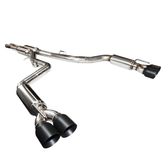 Kooks 3" SS Connection-Back Exhaust W/Black Tips For 2015-20 6.2/6.4 Challenger