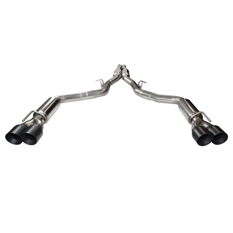 Kooks 3" SS Connection-Back Exhaust W/Black Tips For 2015-20 6.2/6.4 Challenger