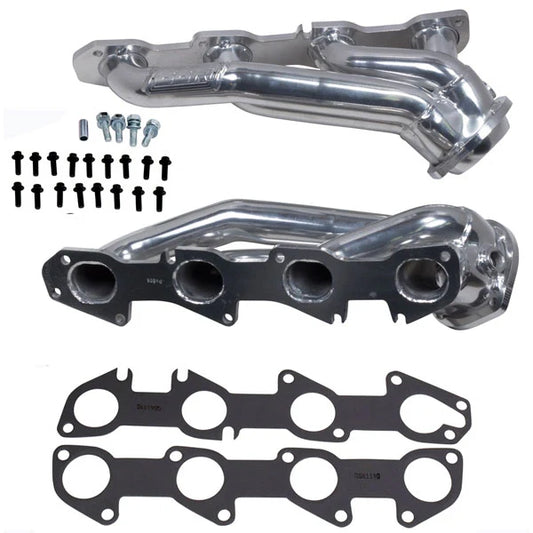 BBK Dodge Challenger Charger 5.7 Hemi 1-3/4 Shorty Exhaust Headers Polished Silver Ceramic 09-24