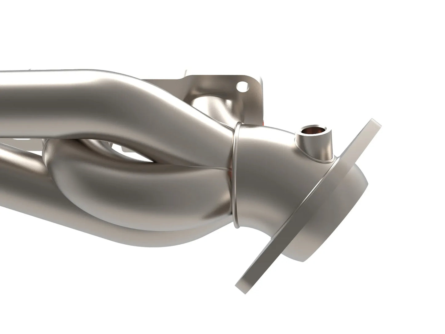 aFe Twisted Steel 304 Stainless Steel Short Tube Header w/ Titanium Ceramic Coat Finish For Ram TRX