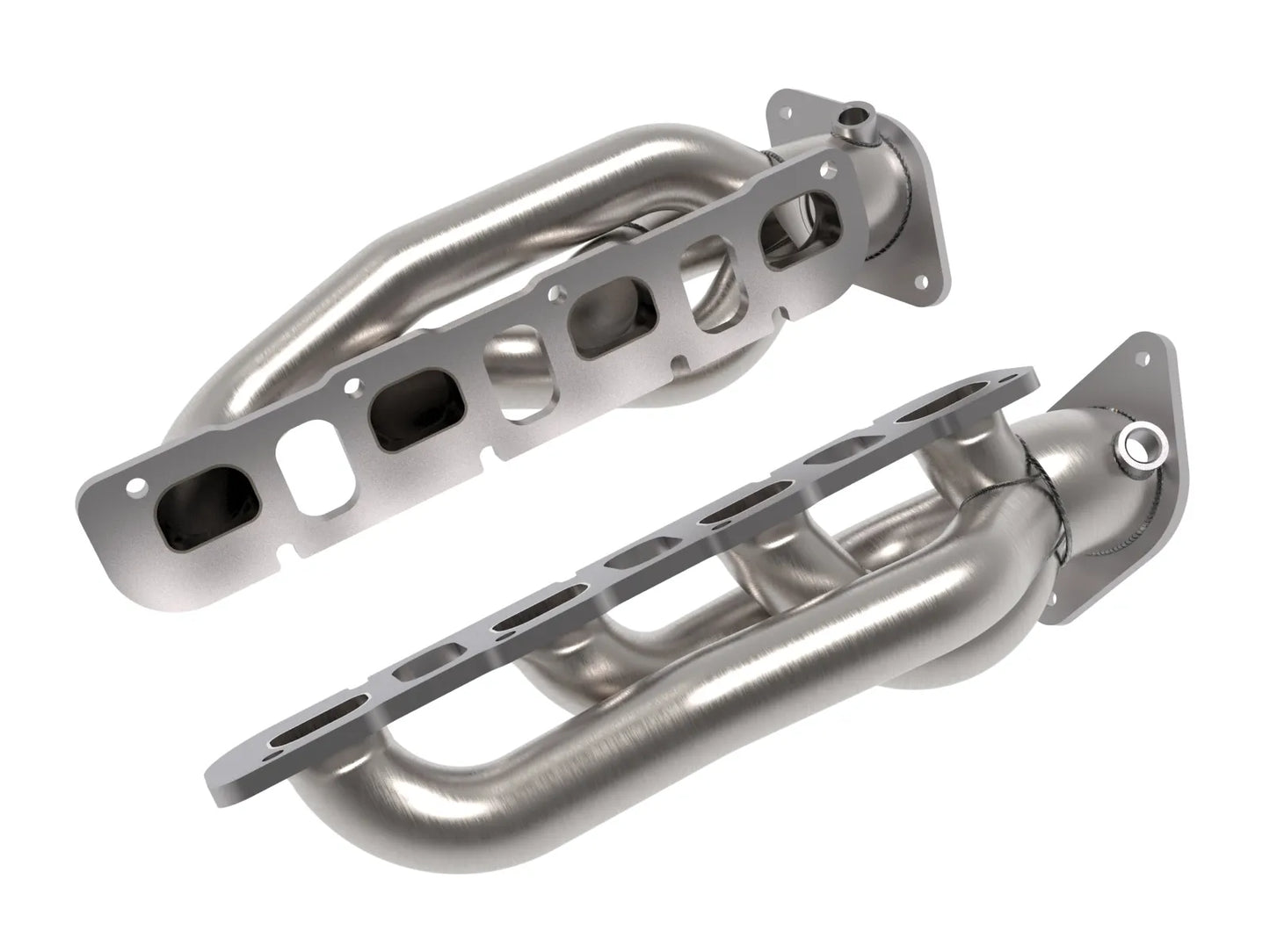 aFe Twisted Steel 304 Stainless Steel Short Tube Header For Ram TRX