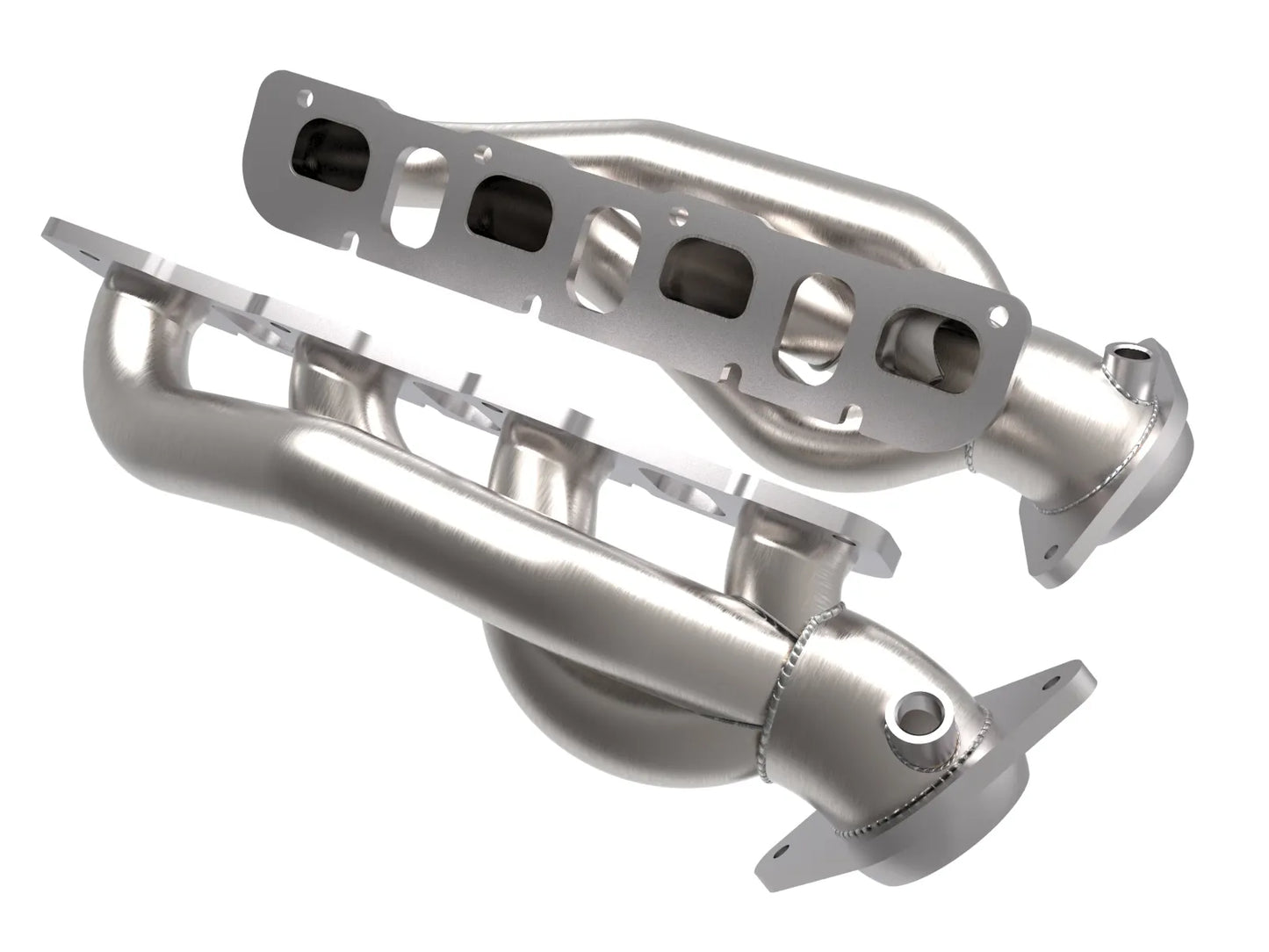 aFe Twisted Steel 304 Stainless Steel Short Tube Header For Ram TRX