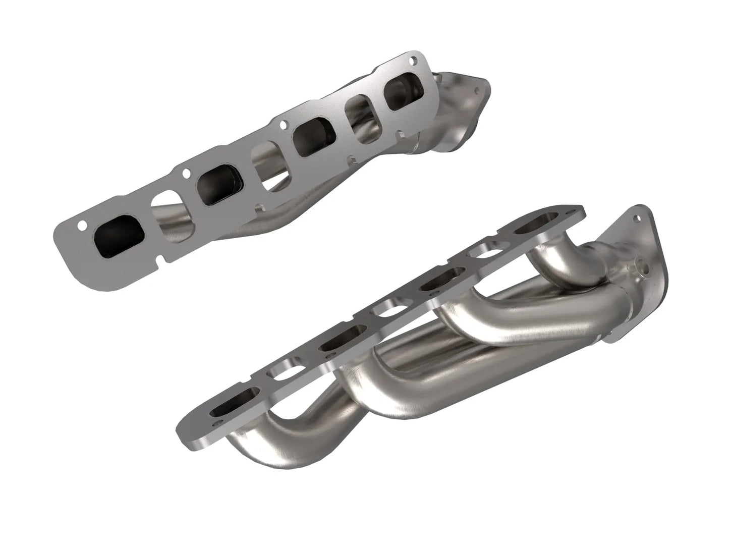 aFe Twisted Steel 304 Stainless Steel Short Tube Header For Trackhawk and Hellcat Durango