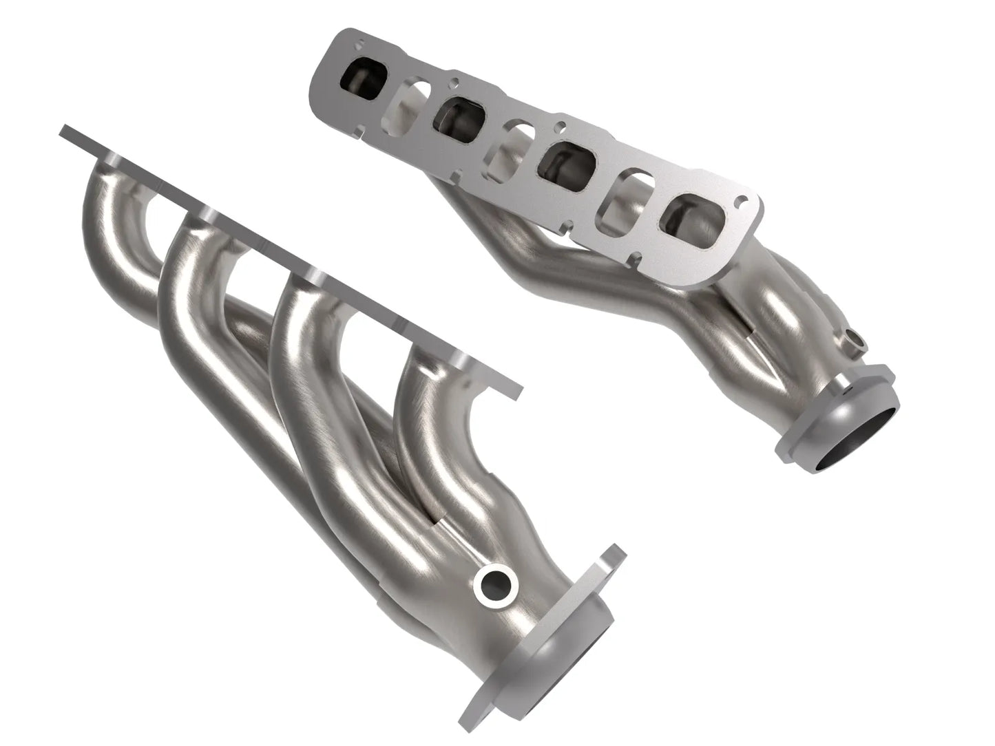 aFe Twisted Steel 304 Stainless Steel Short Tube Header For Trackhawk and Hellcat Durango