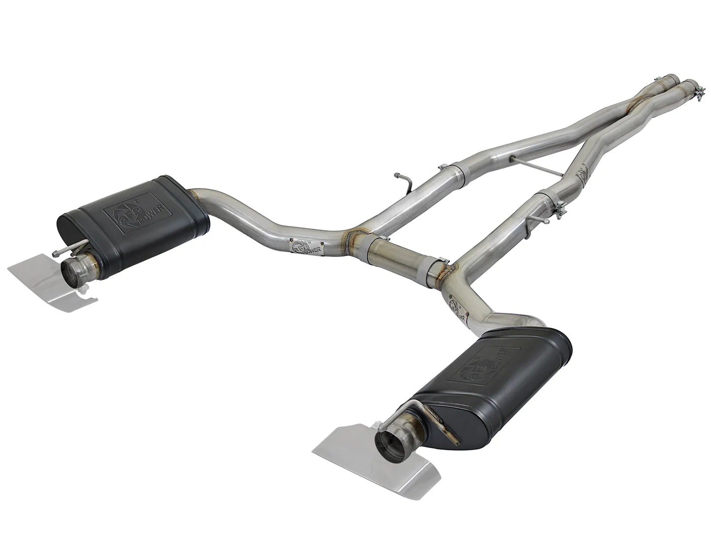 aFe MACH Force-Xp 3" 304 Stainless Steel Cat-Back Exhaust System For 2015-16 Challenger 5.7L