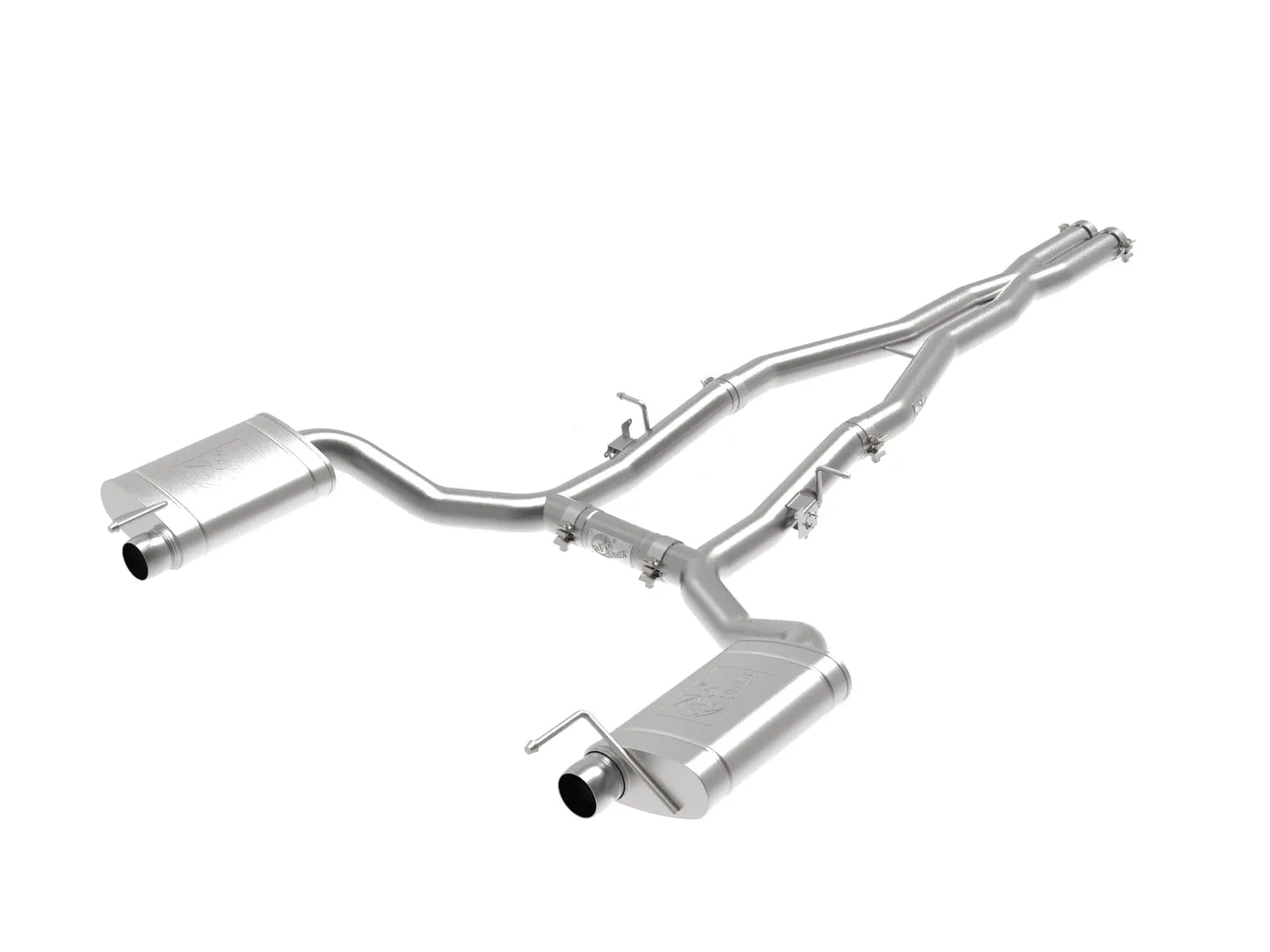 aFe MACH Force-Xp 3 IN 304 Stainless Steel Cat-Back Exhaust System For Charger/Hellcat 2015-23 6.2L/6.4L