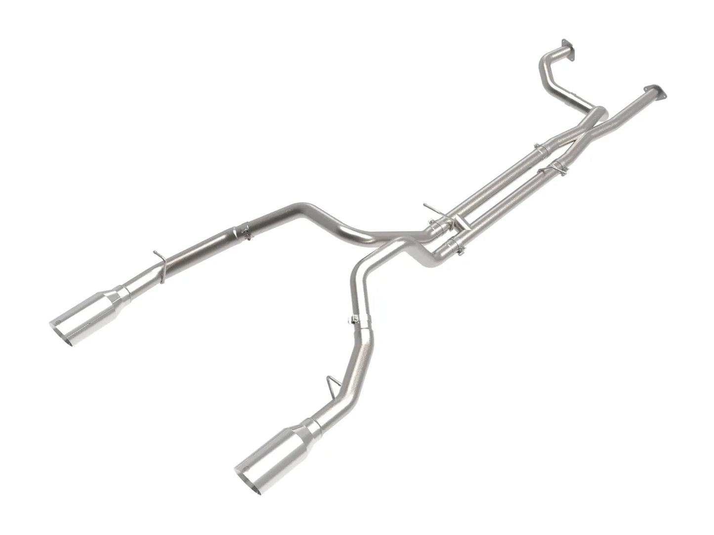 aFe Vulcan Series 3 IN to 3-1/2 IN 304 Stainless Steel Cat-Back Exhaust System w/ Polished Tip For Ram TRX