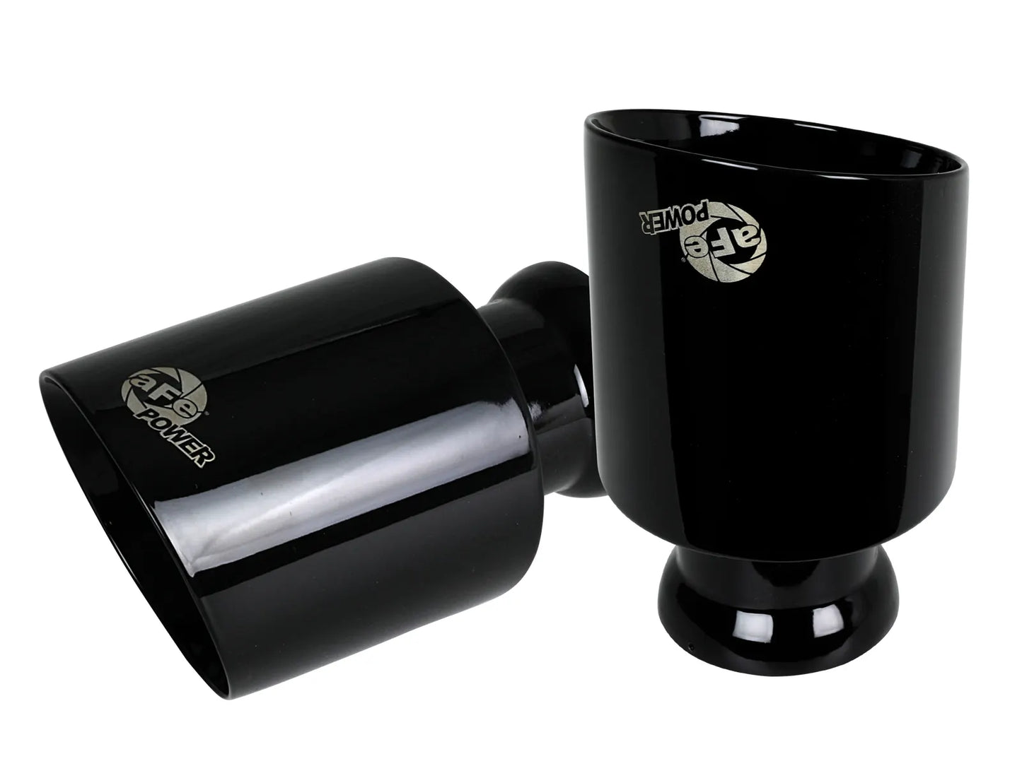 aFe MACH Force-Xp 4-1/2 IN Black Direct-Fit Exhaust Tip Set For Charger 2015-23 6.2L/6.4L