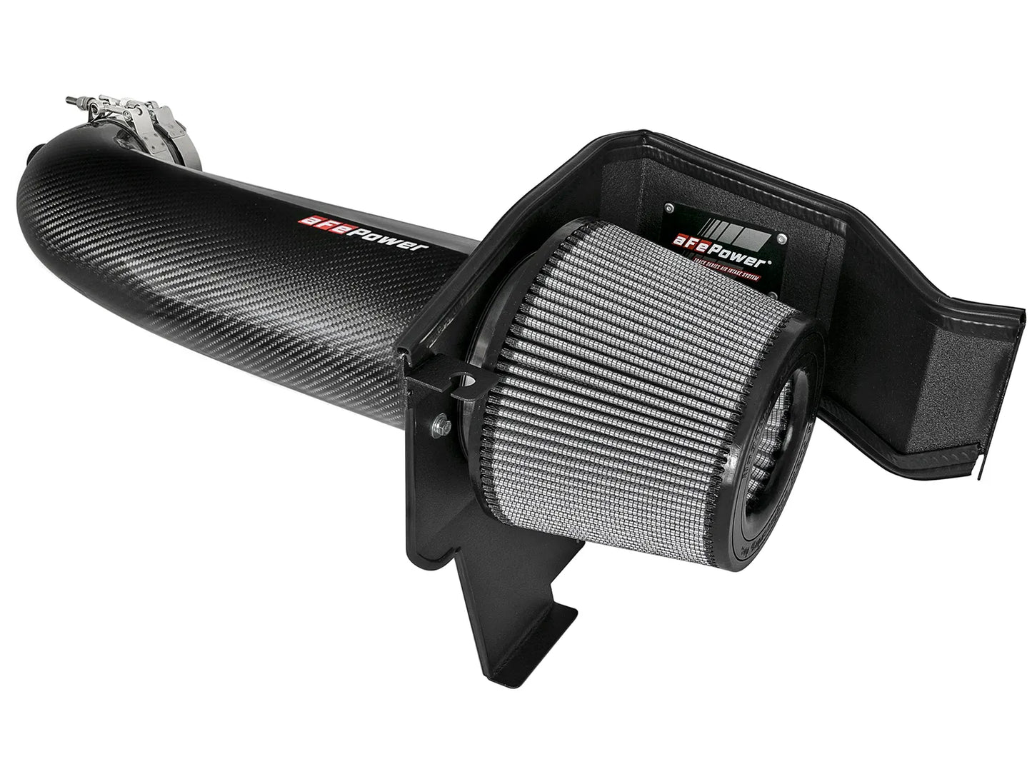 aFe Track Series Carbon Fiber Cold Air Intake System w/Pro DRY S Filter Media For 2011-23 5.7L Charger/Challenger/300