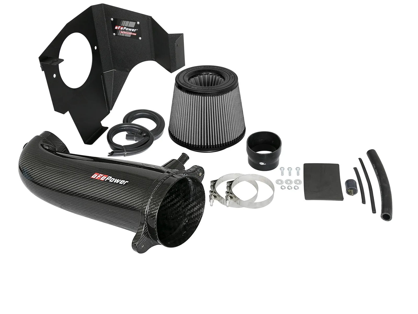 aFe Track Series Carbon Fiber Cold Air Intake System w/Pro DRY S Filter Media For 2011-23 5.7L Charger/Challenger/300