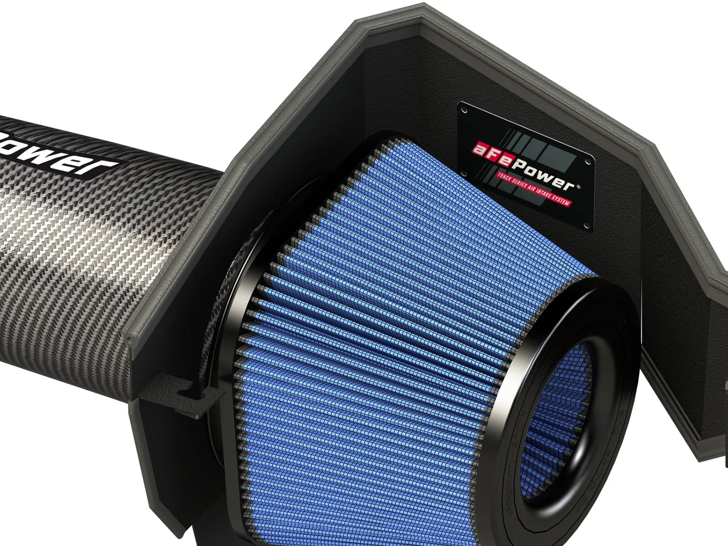 aFe Track Series Carbon Fiber Cold Air Intake System w/Pro 5R Filter Media For 2011-23 5.7L Charger/Challenger/300