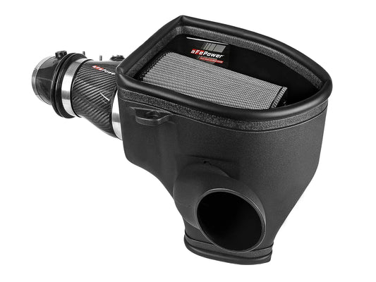 aFe Track Series Carbon Fiber Cold Air Intake System w/ Pro DRY S Filter For Challenger Demon 2018 / Redeye 2019-23