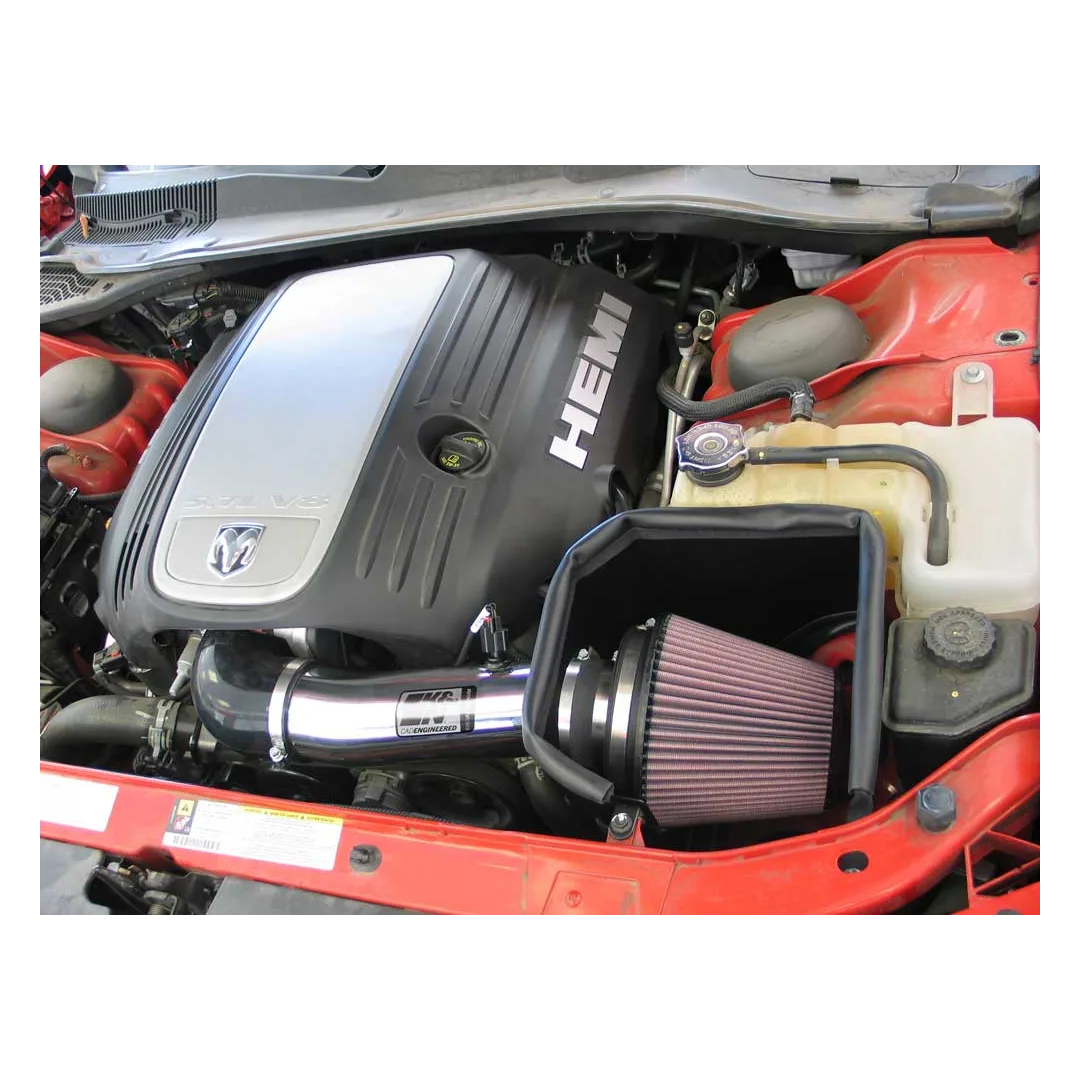 K&N Cold Air intake - High-Flow, Aluminum Tube For 2005+ 6.1/5.7 Charger/Challenger/300