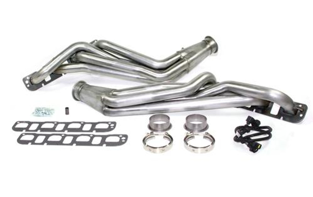 JBA 2" Long Tube Headers Raw 409 Stainless Steel for 2005-23 Challenger/Charger/Magnum/300 5.7/6.1/6.2/6.4L