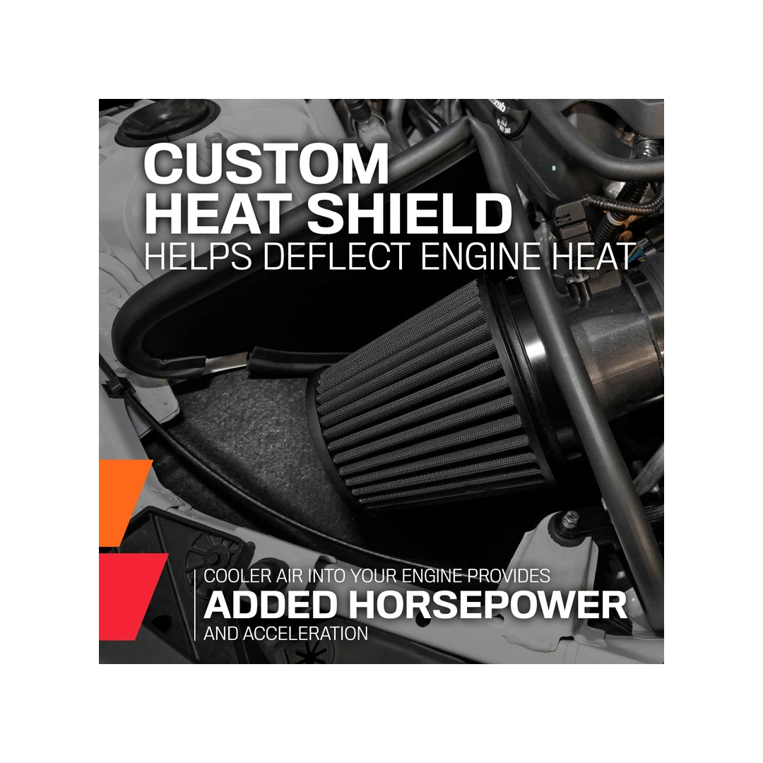 K&N Cold Air intake - DryFlow, Roto-Mold Tube For 2011+ 5.7L Grand Cherokee/Durango