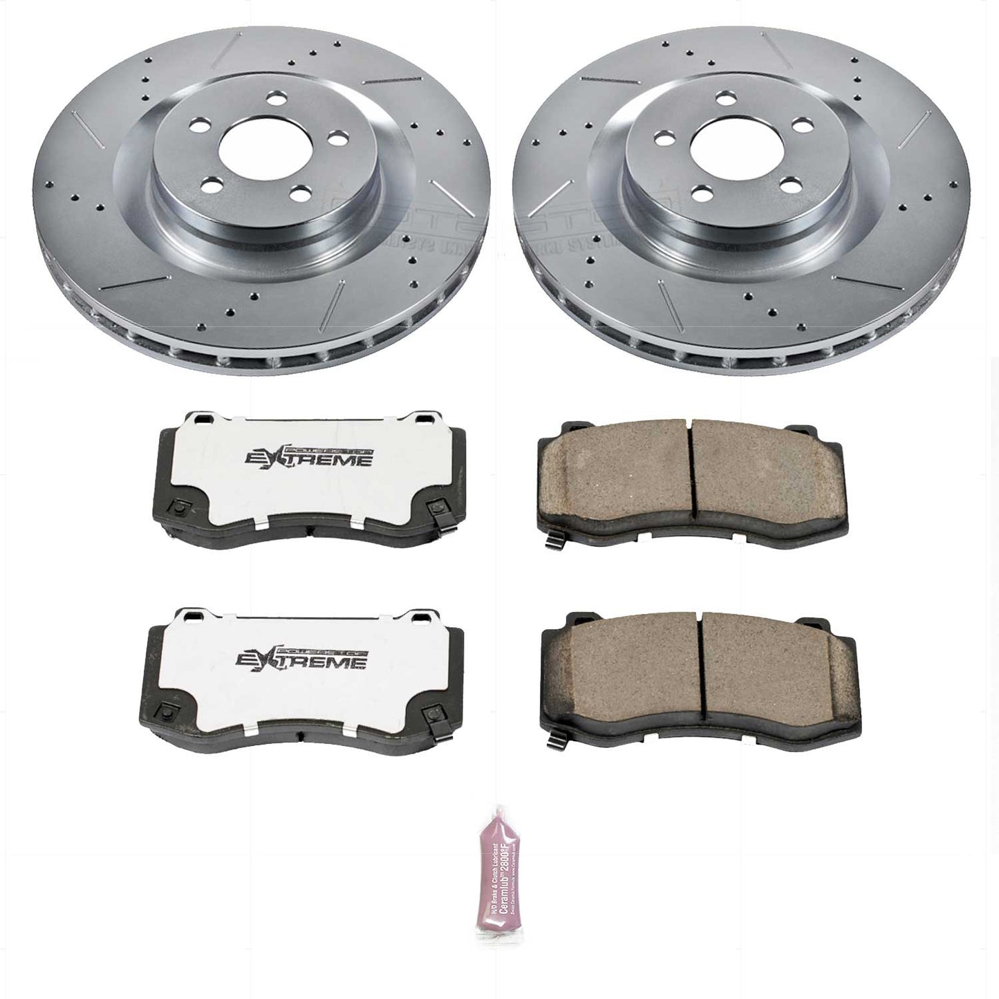 PowerStop Z26 Street Warrior Front Brake Upgrade Kit For Charger/Challenger/300/Magnum