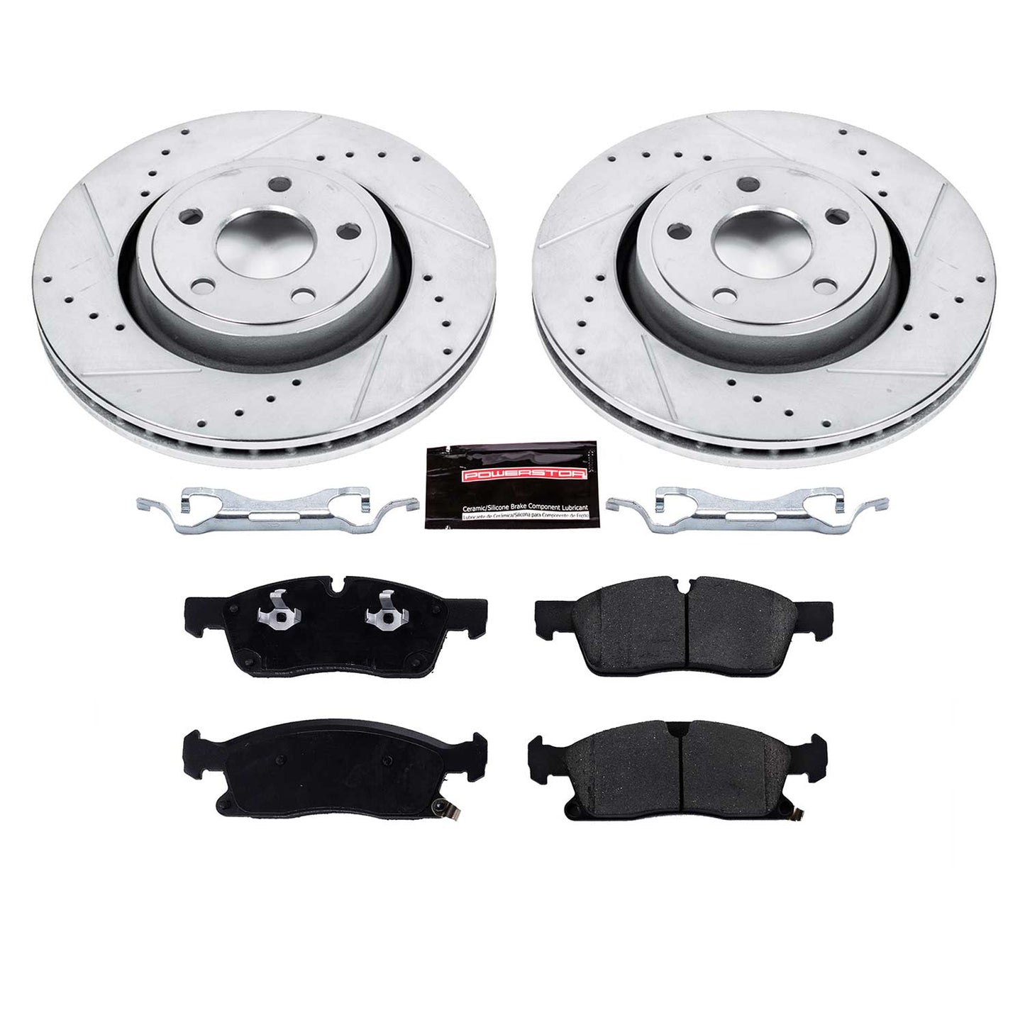 PowerStop Z23 Evolution Sport Front Brake Upgrade Kit For 5.7/3.6 Grand Cherokee/Durango