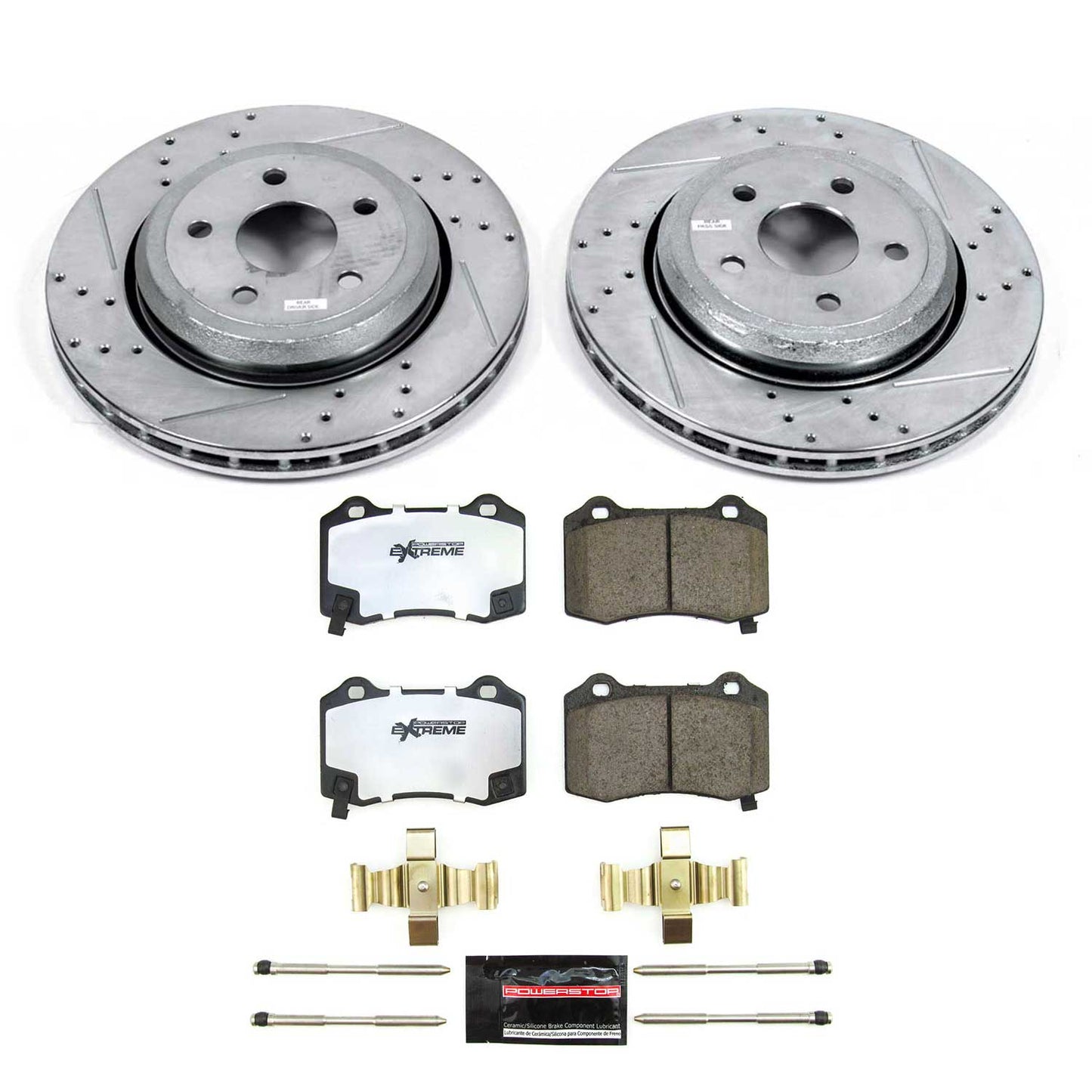 PowerStop Z26 Street Warrior Rear Brake Upgrade Kit For Grand Cherokee/Durango