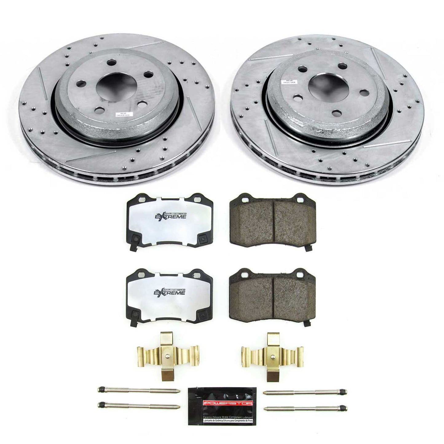 PowerStop Z36 Truck and Tow Rear Brake Upgrade Kit For Grand Cherokee/Durango