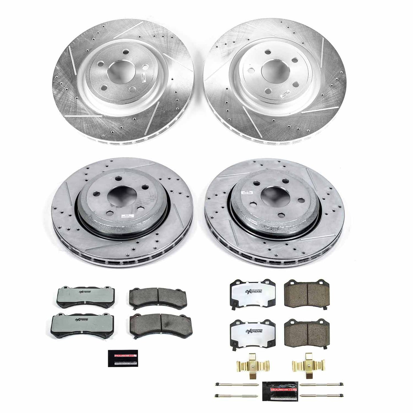 PowerStop Z26 Street Warrior Front & Rear Brake Upgrade Kit For 6.4 Grand Cherokee/Durango