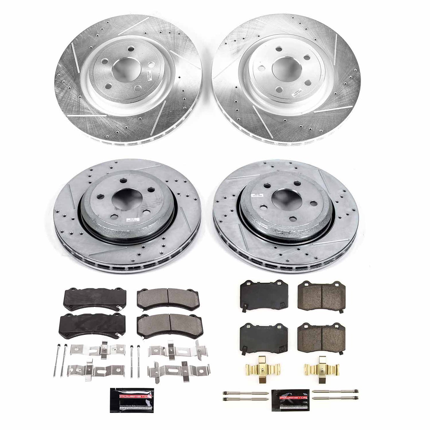 PowerStop Z23 Evolution Sport Front & Rear Brake Upgrade Kit For 6.4 Grand Cherokee/Durango