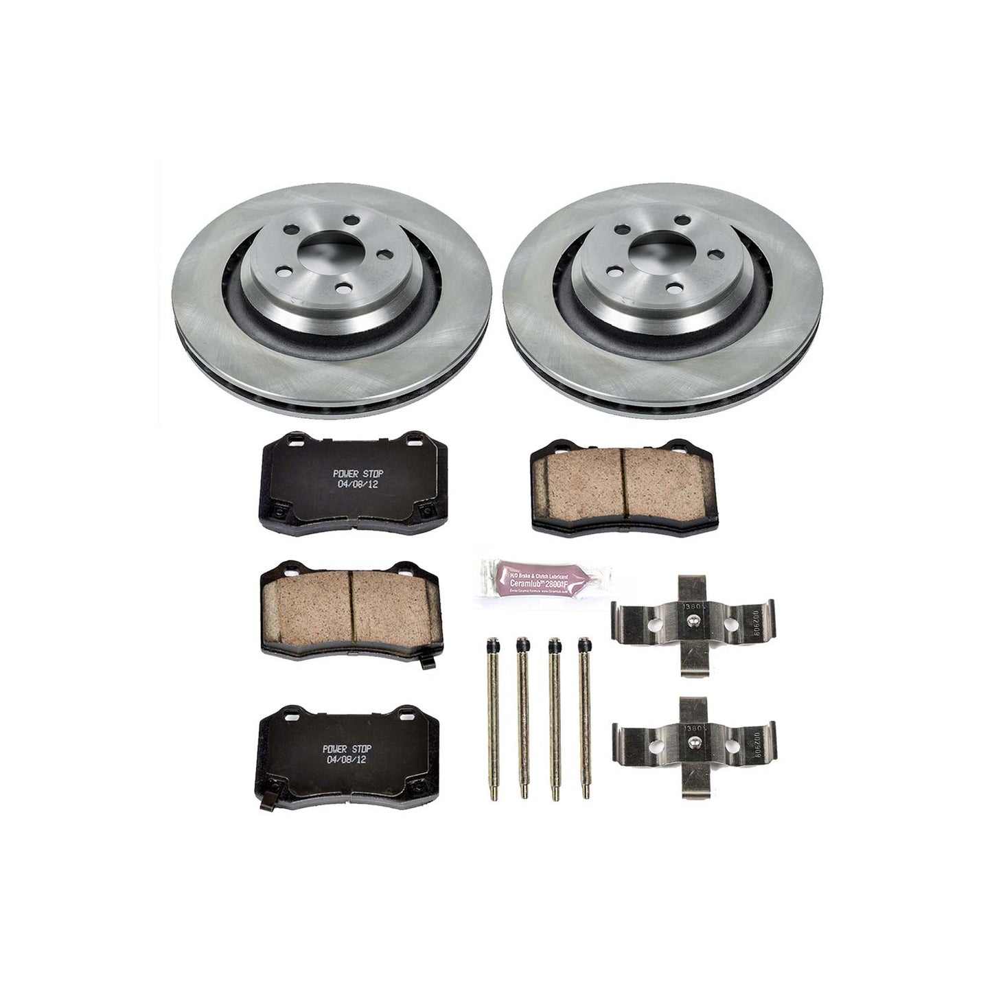 PowerStop Z17 Stock Replacement Rear Brake Kit For Charger/Challenger/300