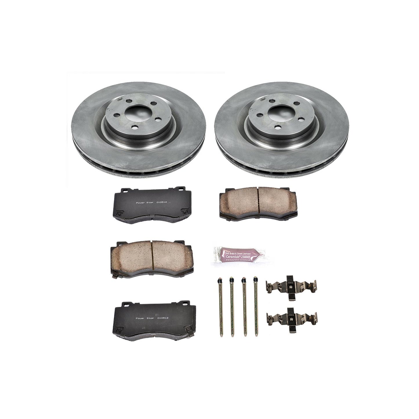 PowerStop Z17 Stock Replacement Front Brake Kit For Charger/Challenger/300/Magnum