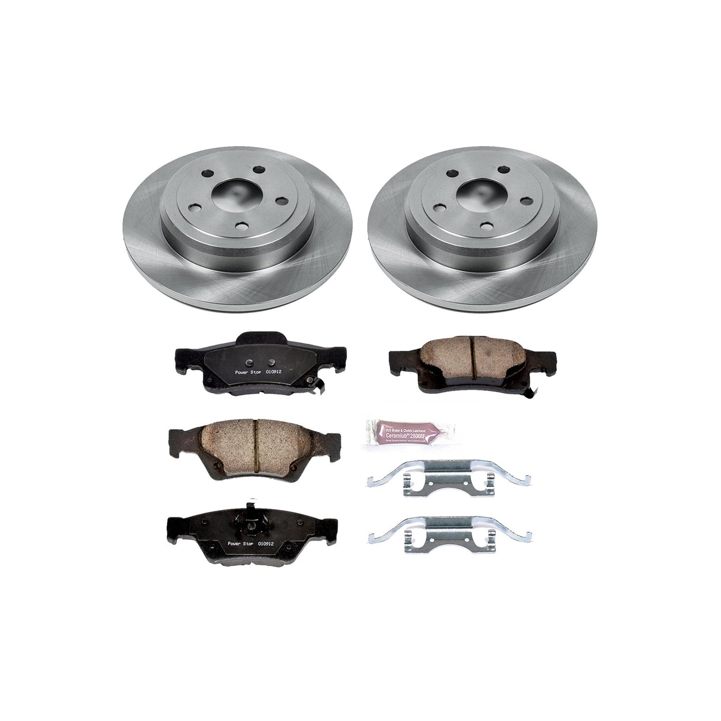 PowerStop Z17 Stock Replacement Rear Brake Kit For Grand Cherokee/Durango