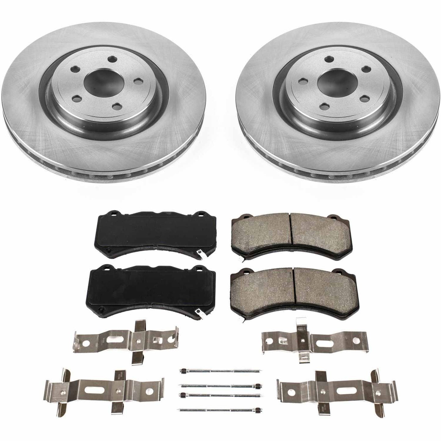 PowerStop Z17 Stock Replacement Front Rotor Brake Kit For 6.4 Grand Cherokee/Durango