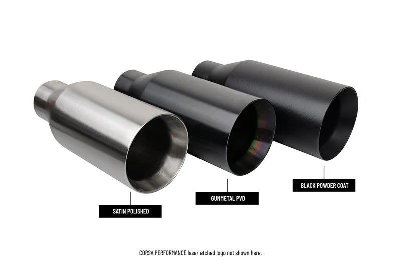 Corsa Muffler Delete / 3.0 in Cat-Back DRE 5.0 in Single Tips | 2021-2024 RAM 1500 TRX 6.2L