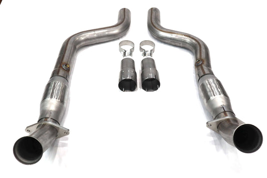 Cornerstone Stainless Mid Pipe System W/Cats for 15-22 Dodge Challenger/Charger 6.2L/6.4L