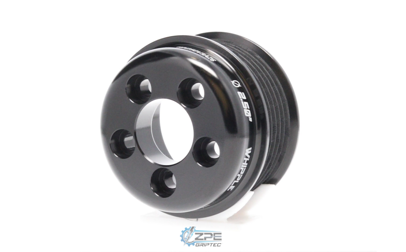 ZPE GripTec 3.8L 5 Bolt 6 Rib Whipple Pulley (Black)