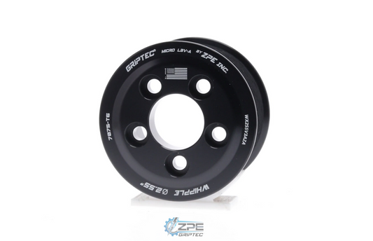 ZPE GripTec 3.0L 5 Bolt 12 Rib Whipple Pulley (Black)