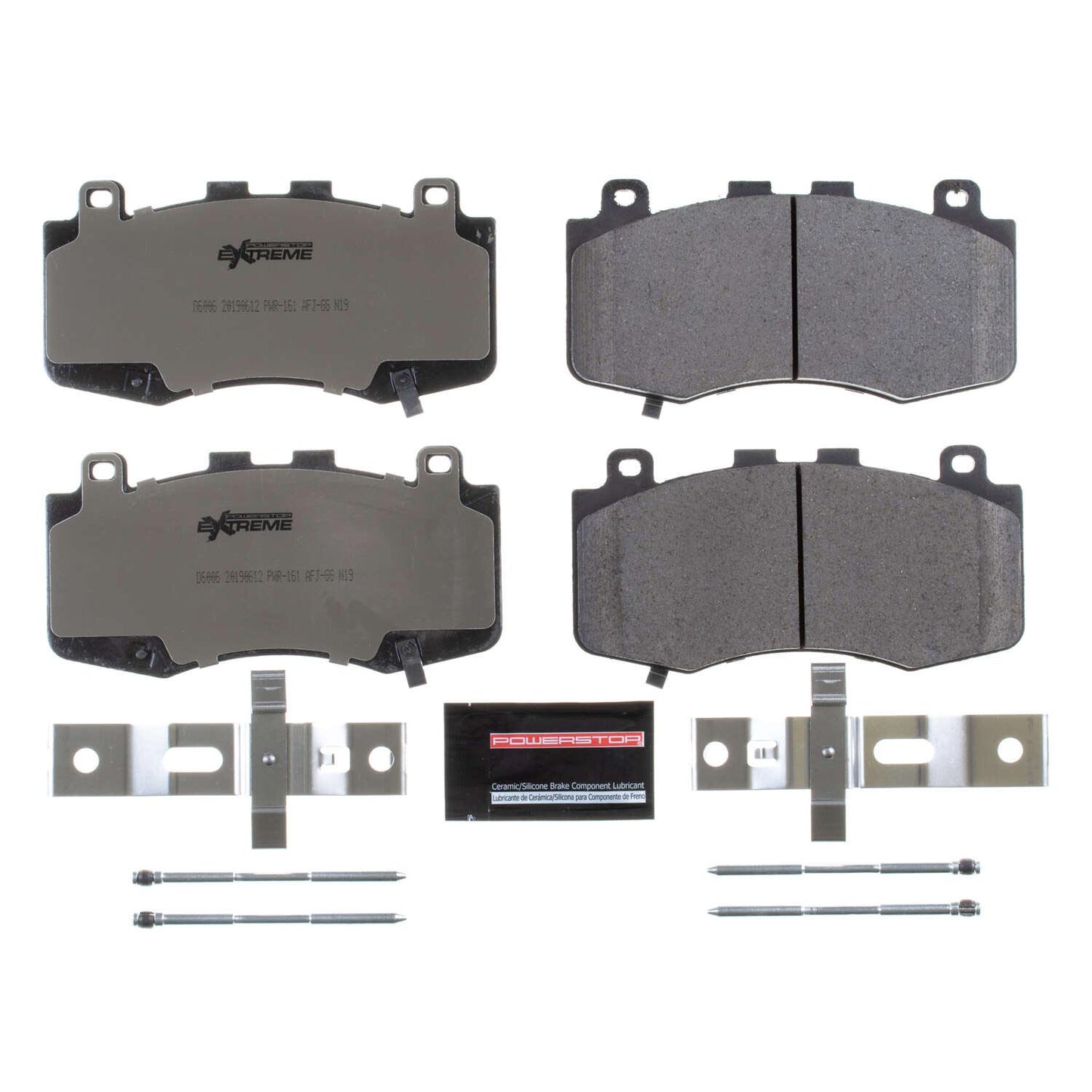 PowerStop Z26 Street Performance Carbon-Fiber Ceramic Front Brake Pads For 6.2L Grand Cherokee/Durango