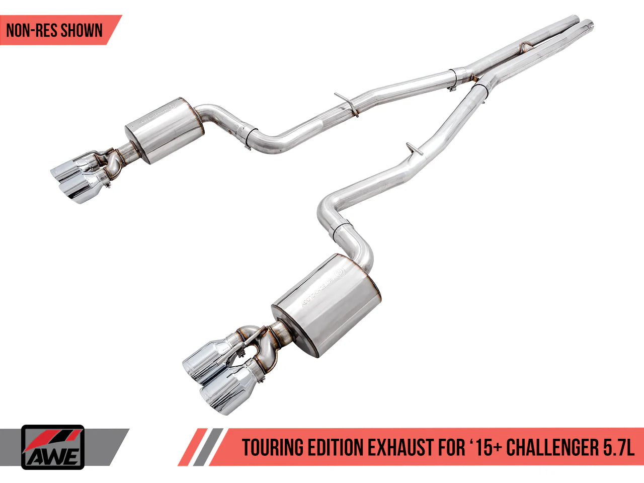 AWE Exhaust For 17+ 5.7L Challenger