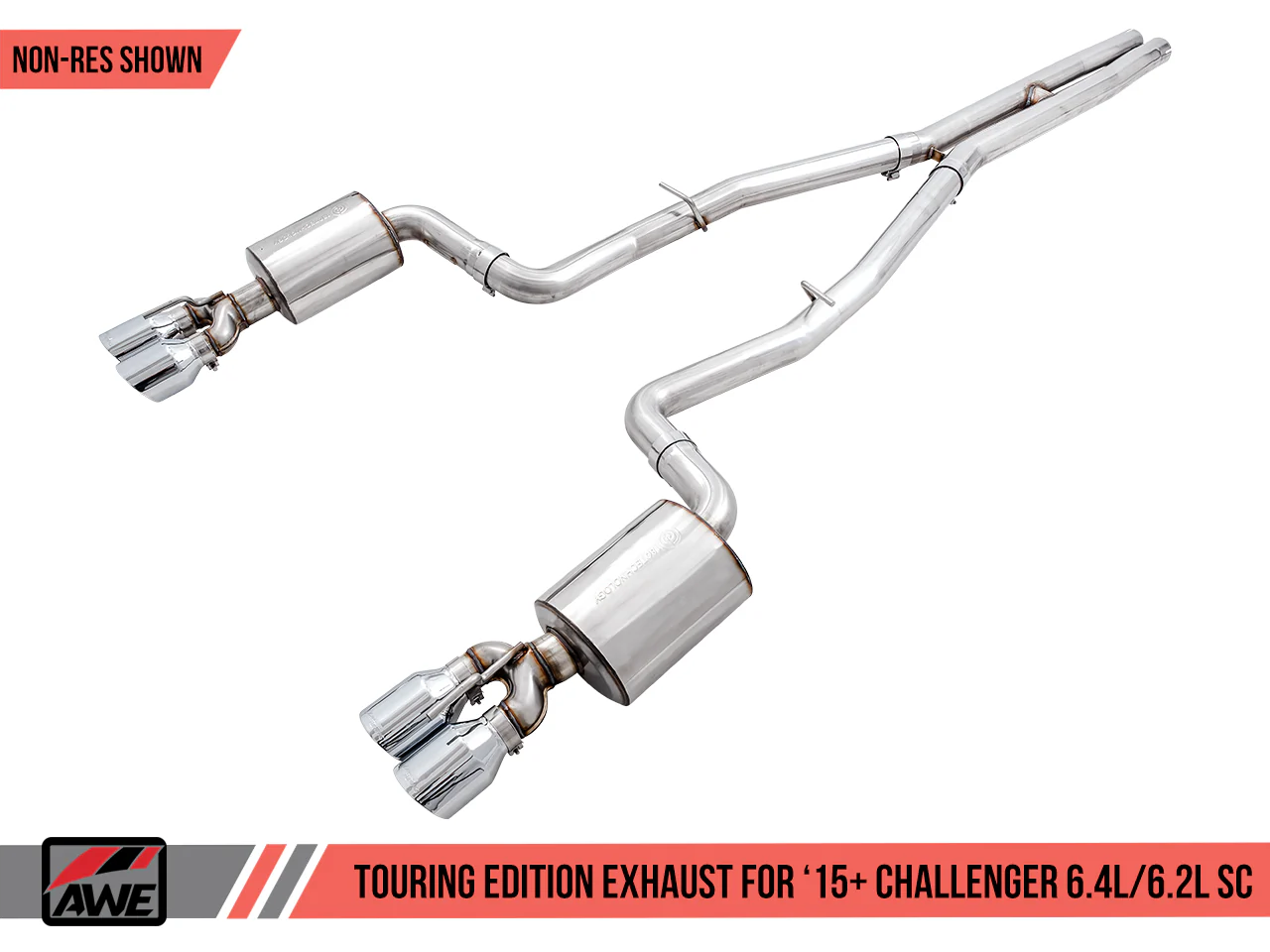 AWE Exhaust For 15+ 6.4L/6.2L Challenger