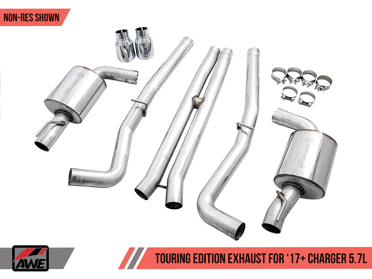 AWE Exhaust For 17+ 5.7L Charger
