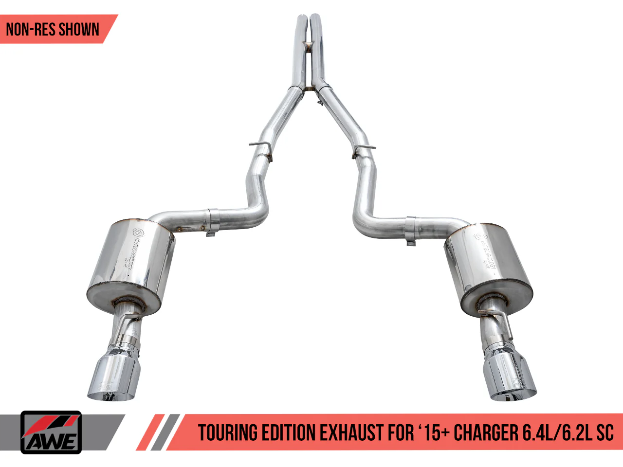 AWE Exhaust For 15+ 6.2L/6.4L Charger