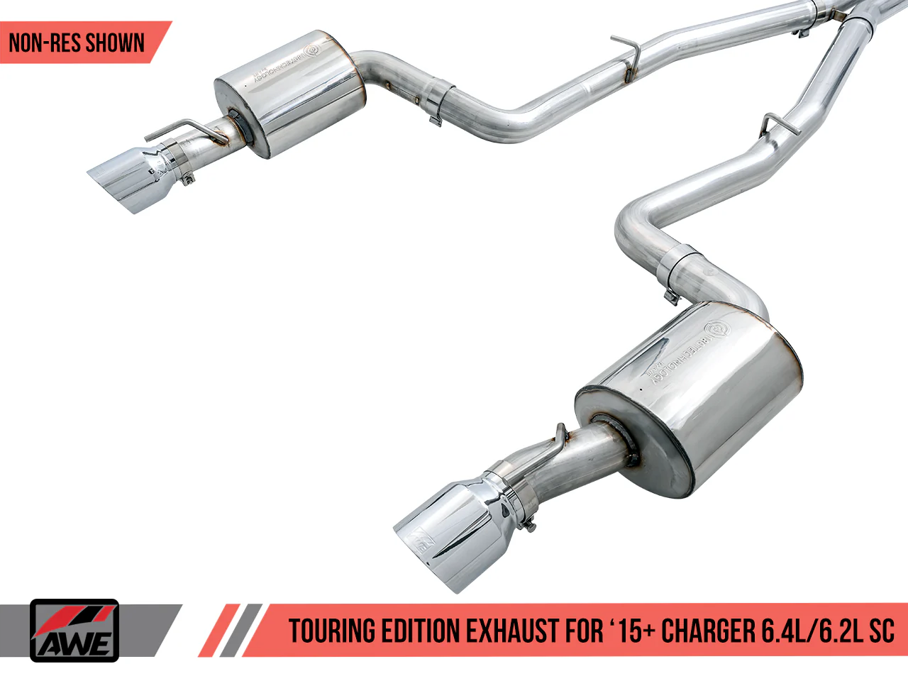 AWE Exhaust For 15+ 6.2L/6.4L Charger