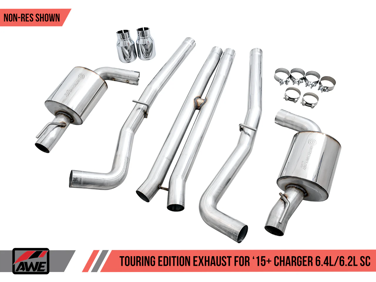 AWE Exhaust For 15+ 6.2L/6.4L Charger