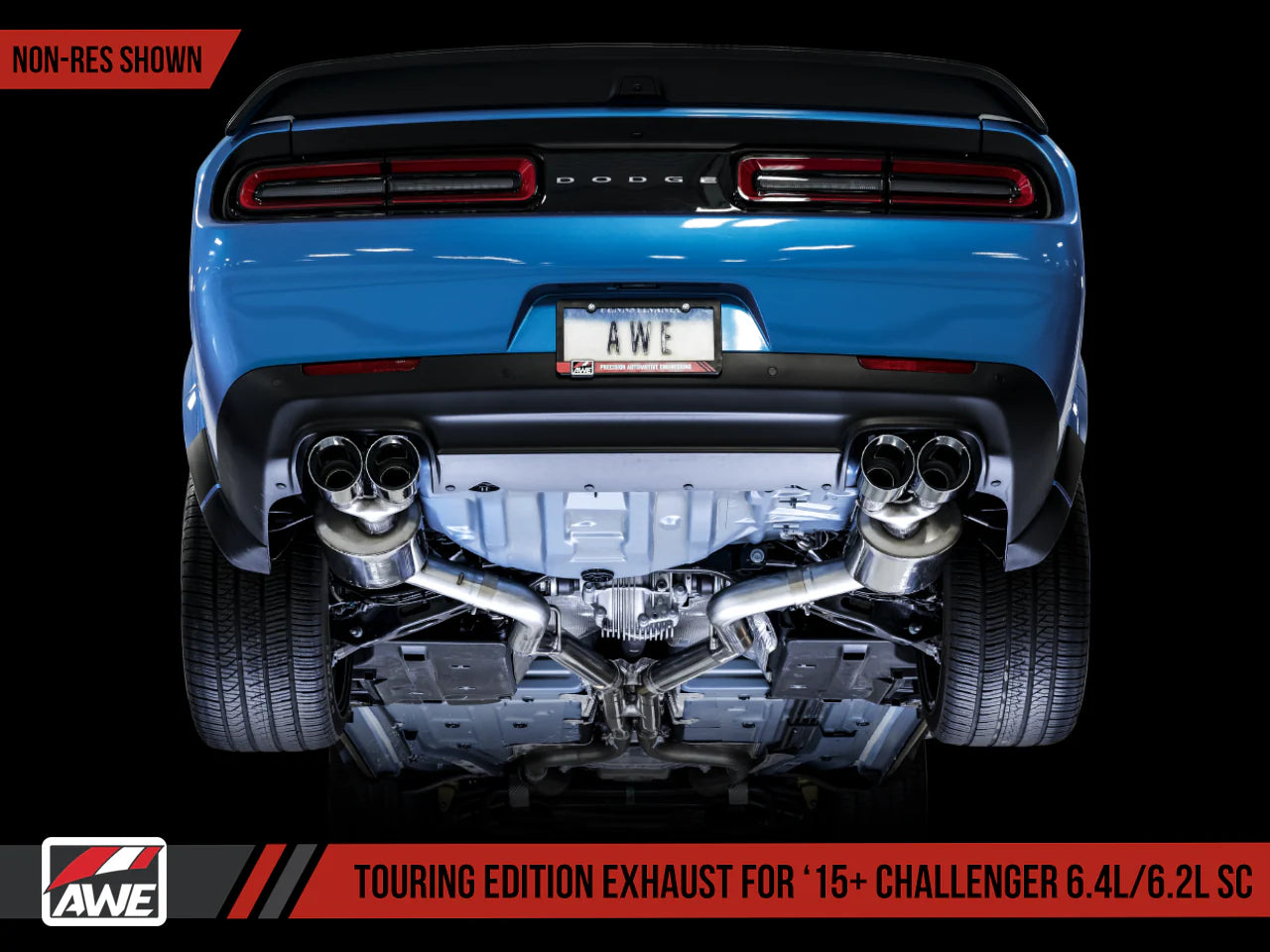 AWE Exhaust For 15+ 6.4L/6.2L Challenger