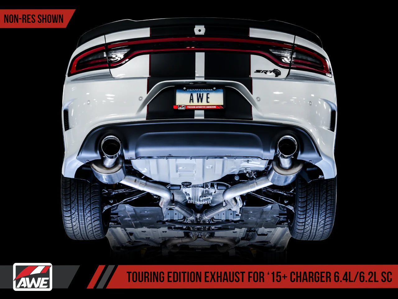 AWE Exhaust For 15+ 6.2L/6.4L Charger