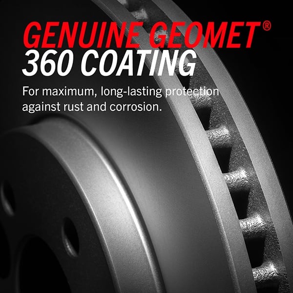 PowerStop Evolution Genuine Geomet Fully Coated Rear Rotors For Charger/Challenger/300/ Magnum