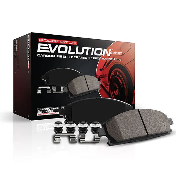 PowerStop Z23 Evolution Carbon-Fiber Front Brake Pads For 6.2L Grand Cherokee/Durango