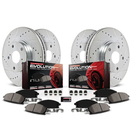 PowerStop Z23 Evolution Sport Front & Rear Brake Upgrade Kit For Charger/Challenger/300/Magnum