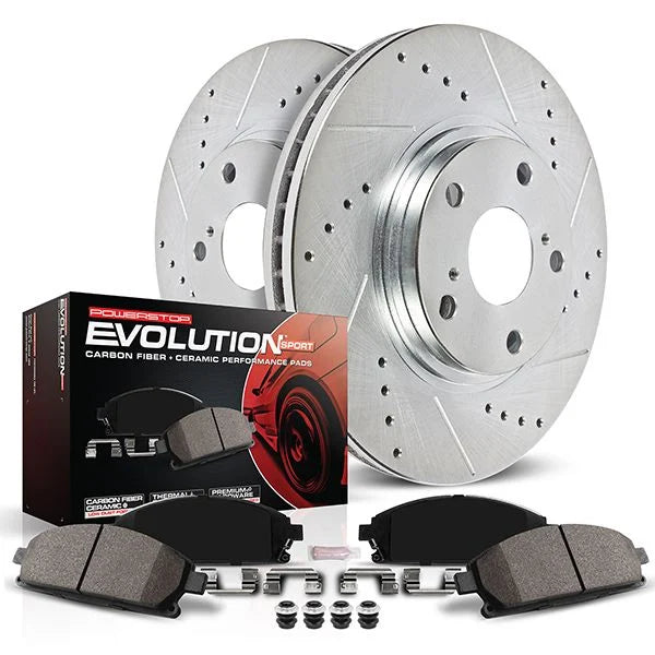 PowerStop Z23 Evolution Sport Front Brake Upgrade Kit For Charger/Challenger/300/Magnum